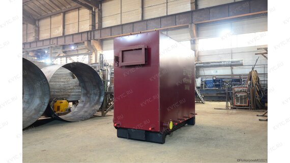 Котел водогрейный 0.4 МВт с топкой ОУР